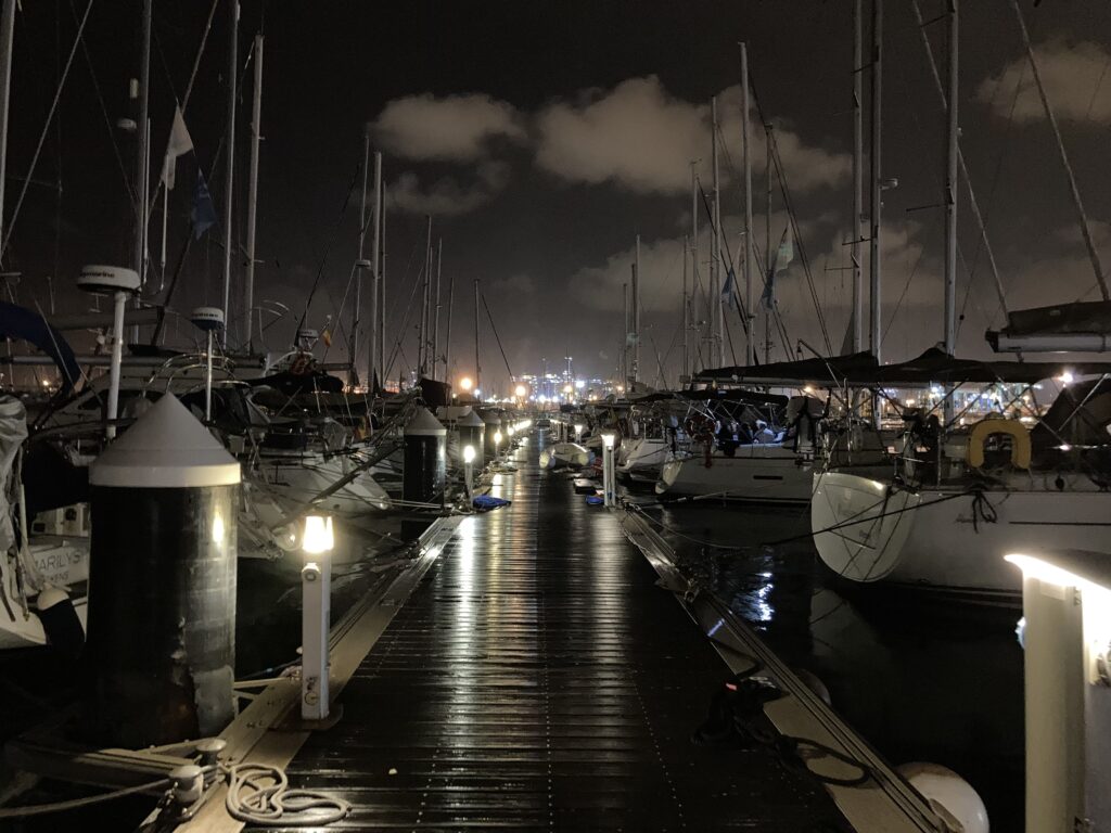 Amarrados en el puerto de Ibiza