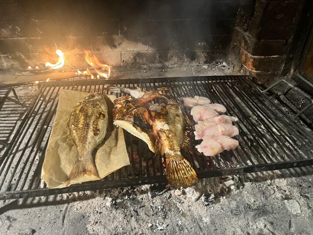 Parrillada de pescado en Vis