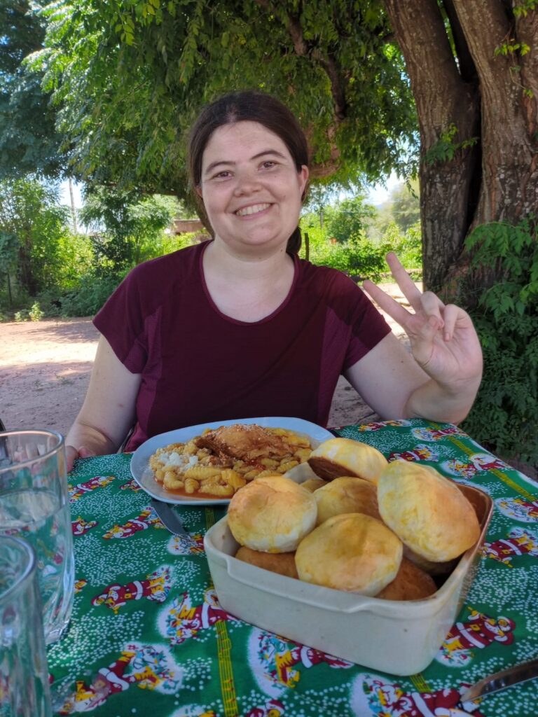 Ñoquis en casa de la Blasia en Yacuy