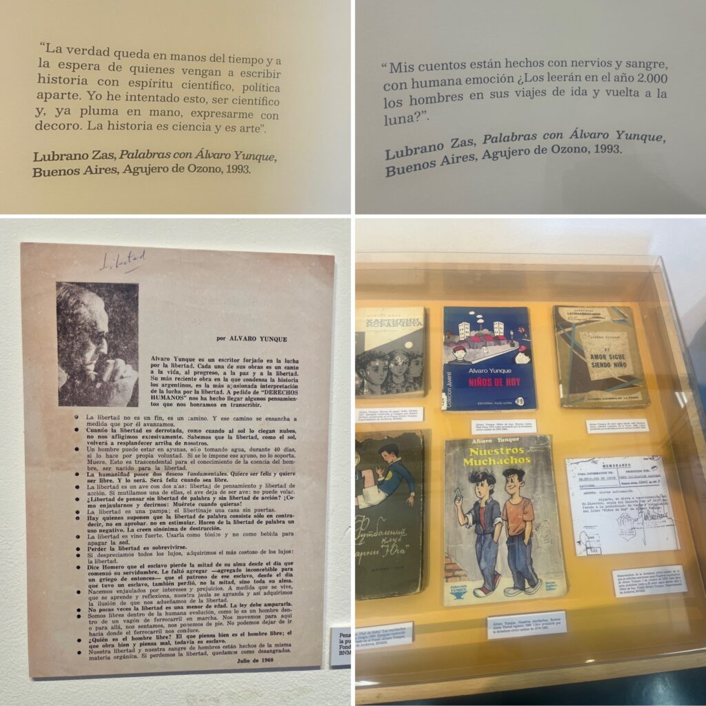 Álvaro Yunque en la Biblioteca Nacional