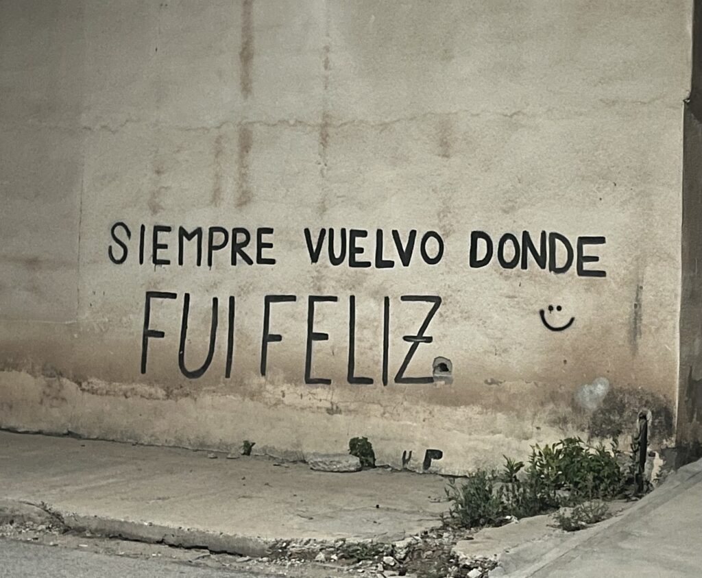 Siempre vuelvo donde fui feliz