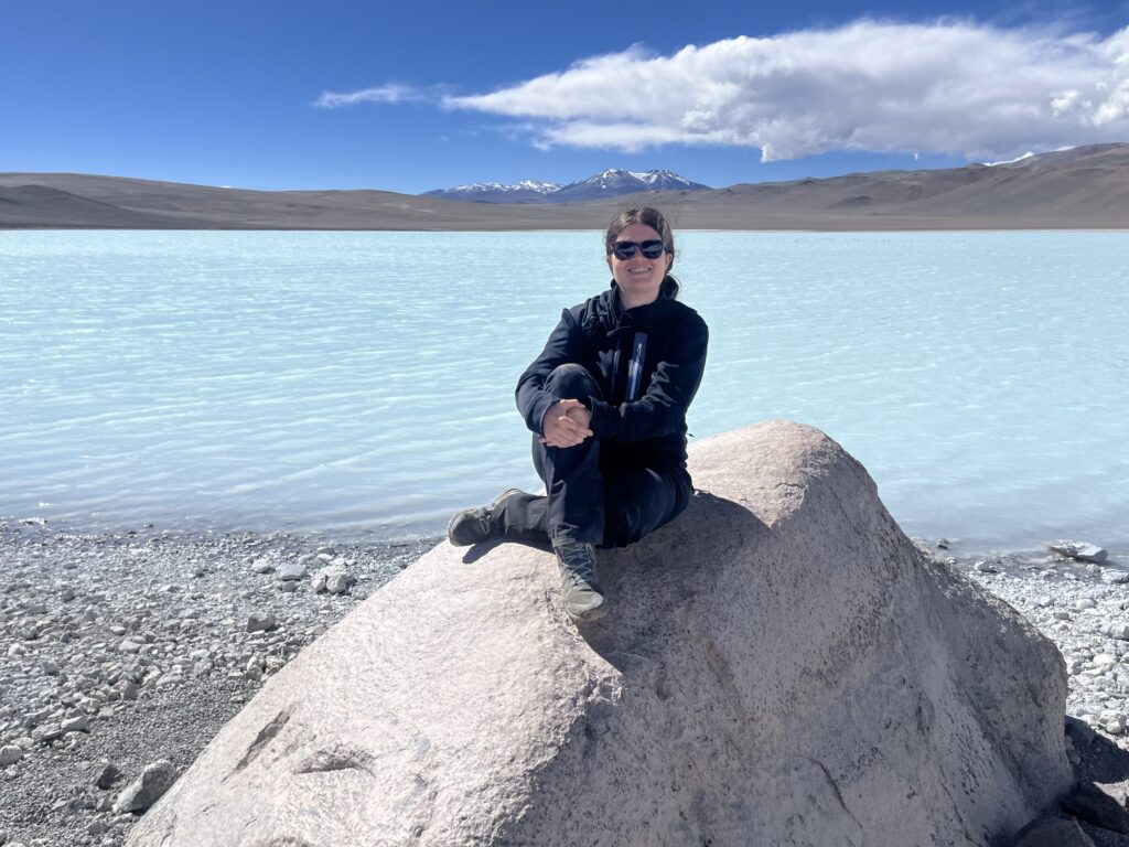 Laguna verde en el Balcón del Pissis