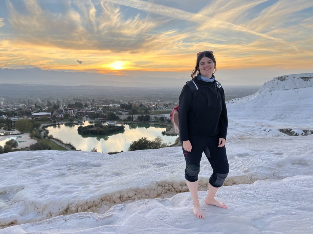 Atardecer en Pamukkale, Turquía. Los inicios de esta aventura