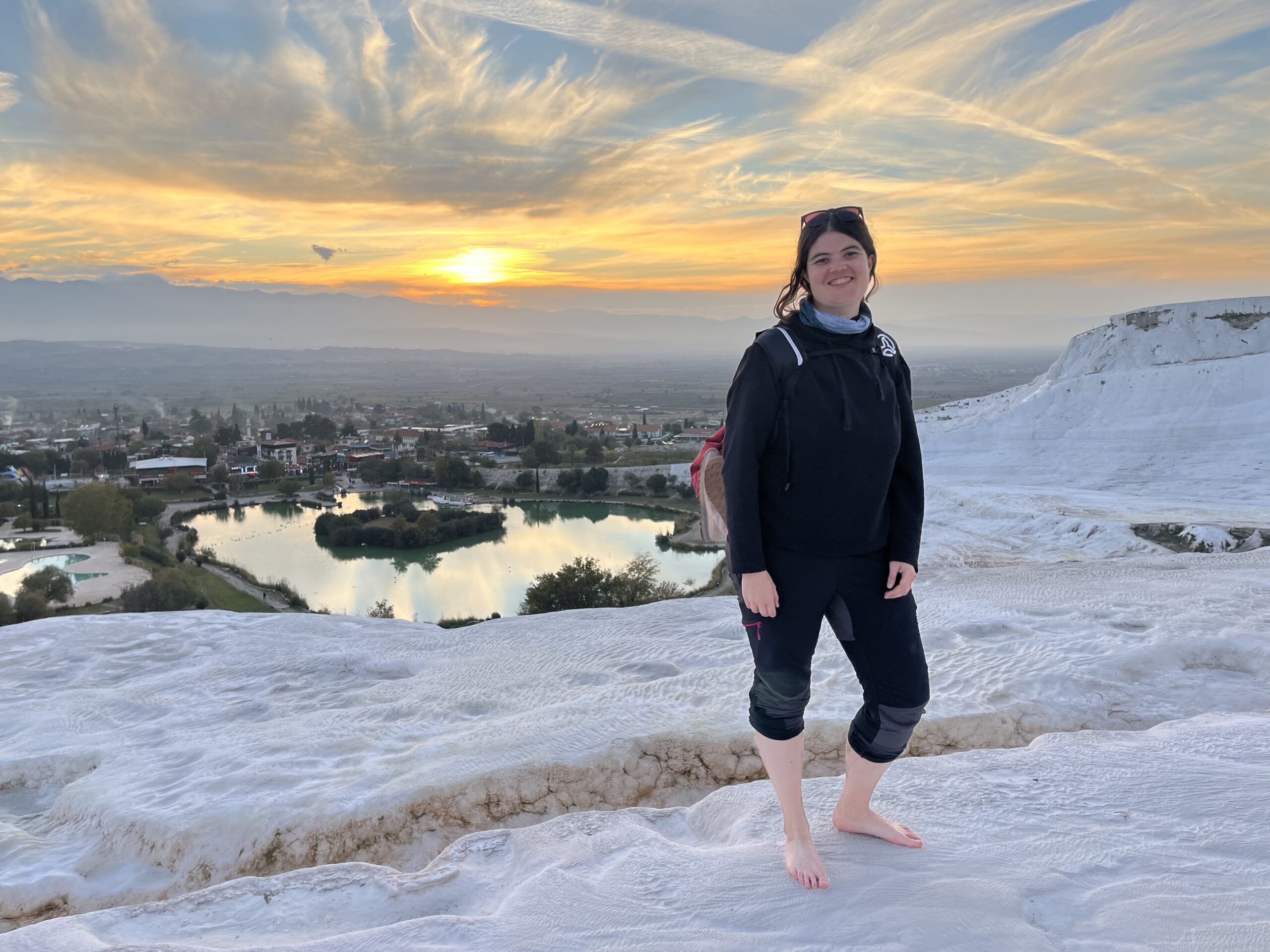 Atardecer en Pammukale