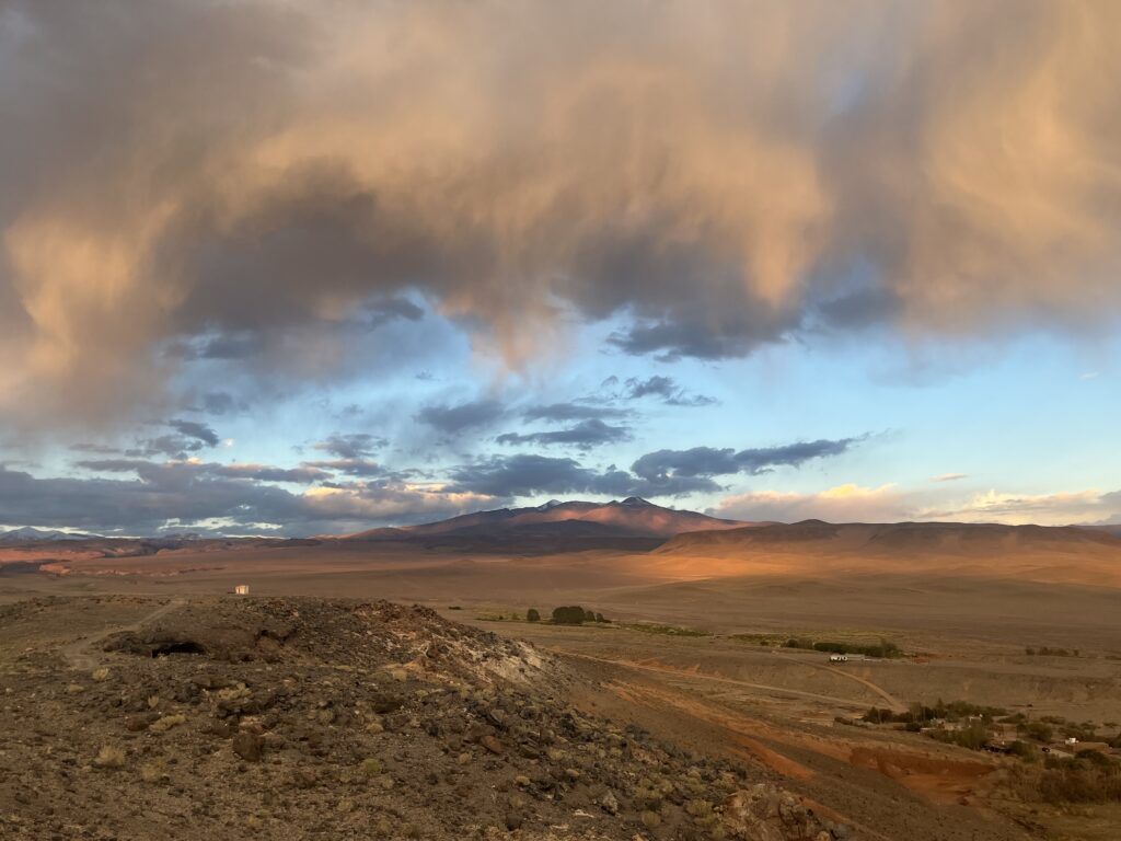 Atardecer desde el cerro de Antofagasta