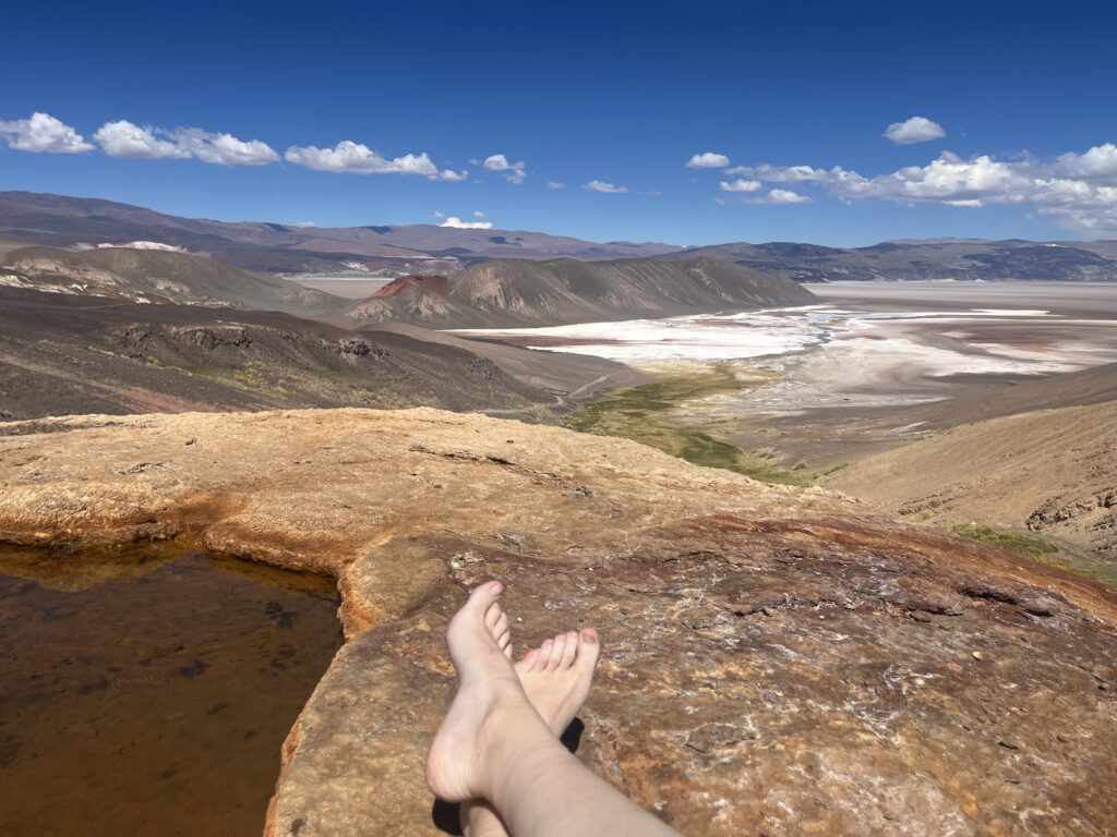 Vistas desde las “termas” de Botijuela