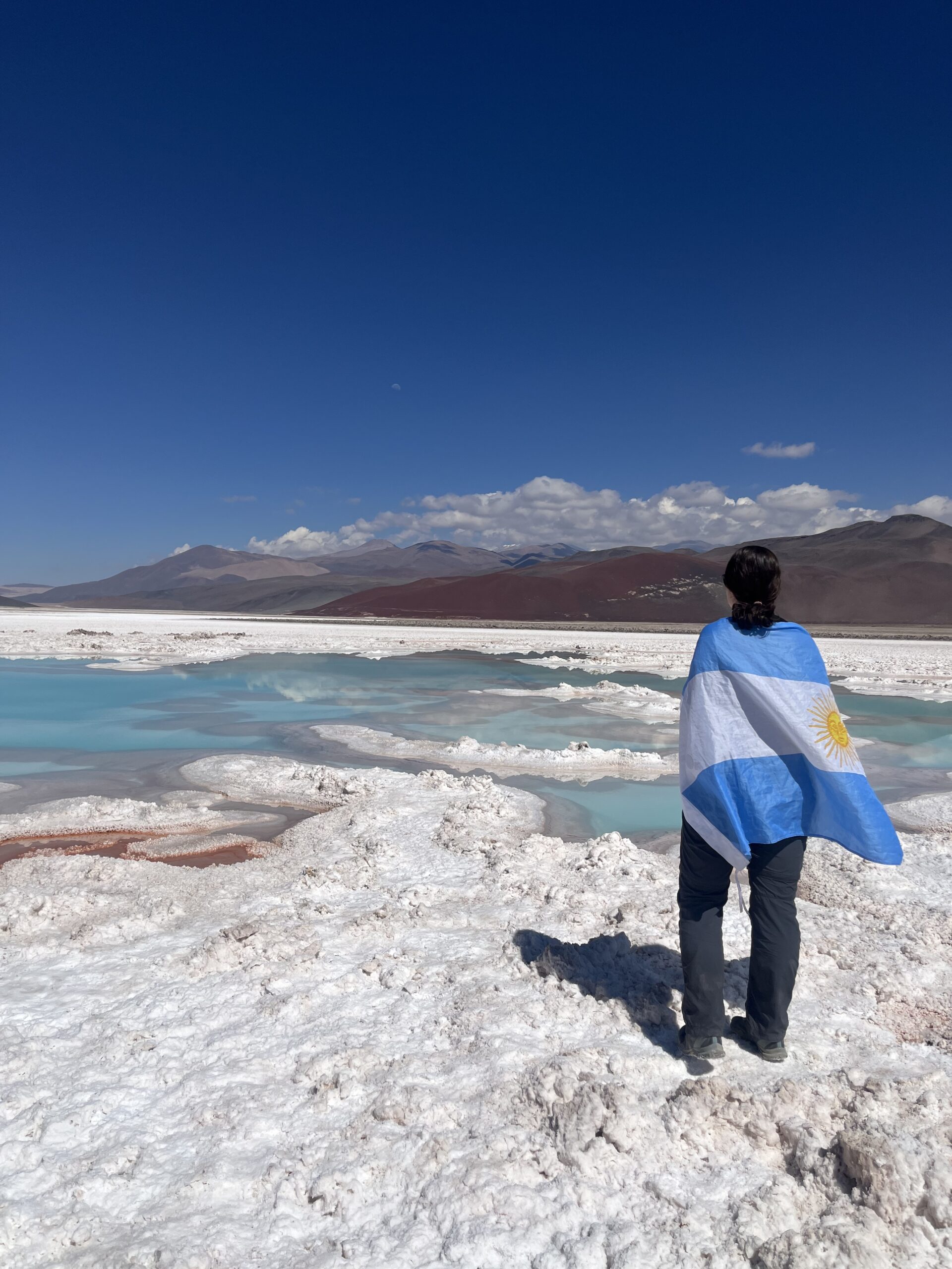 Laguna verde en Antofalla