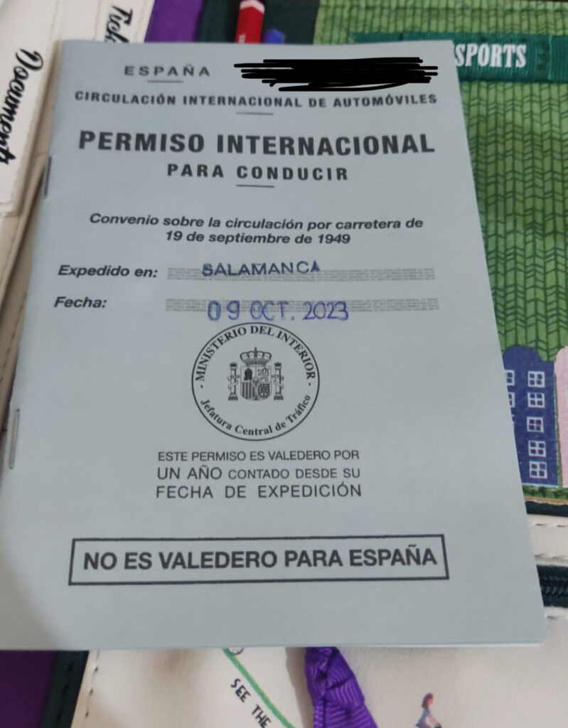 Permiso internacional de conducir