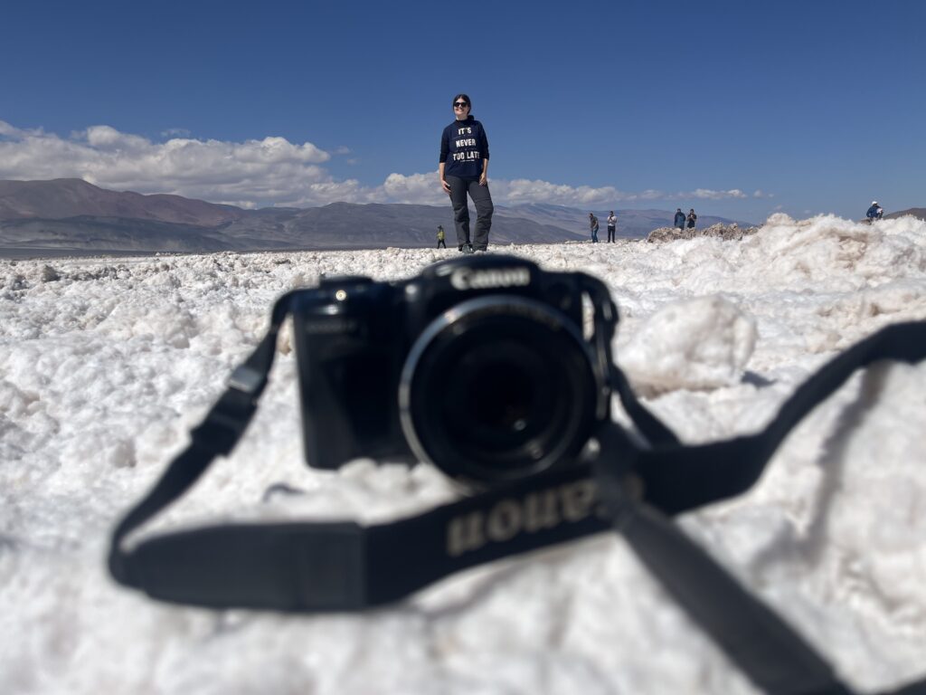 Jugando con las perspectivas en el salar de Antofagasta