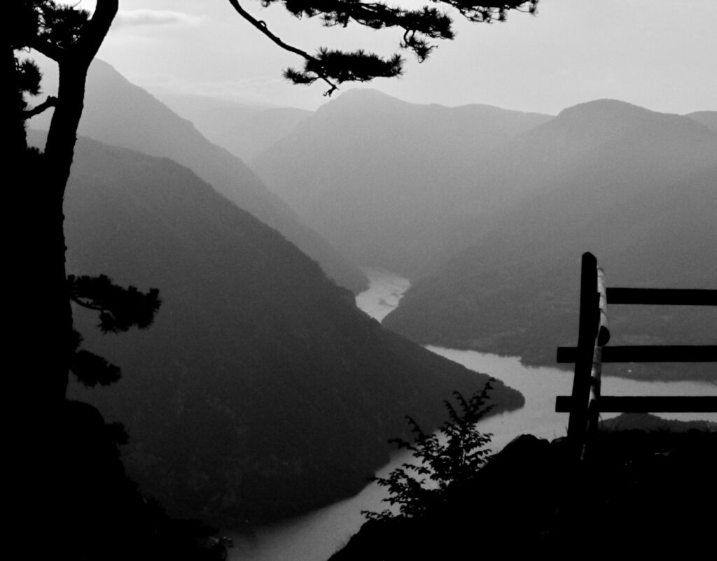 Vistas del parque nacional de Tara desde Banjska Stena