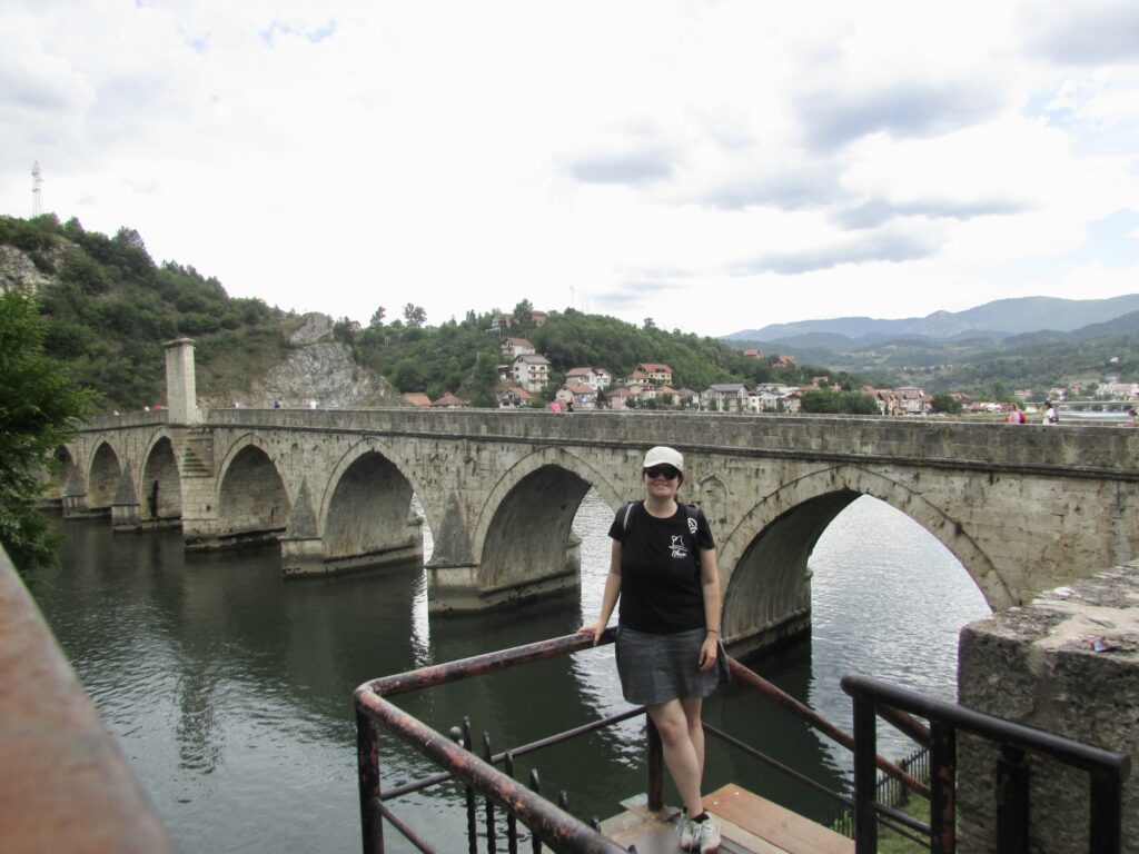 Un puente sobre el río Drina