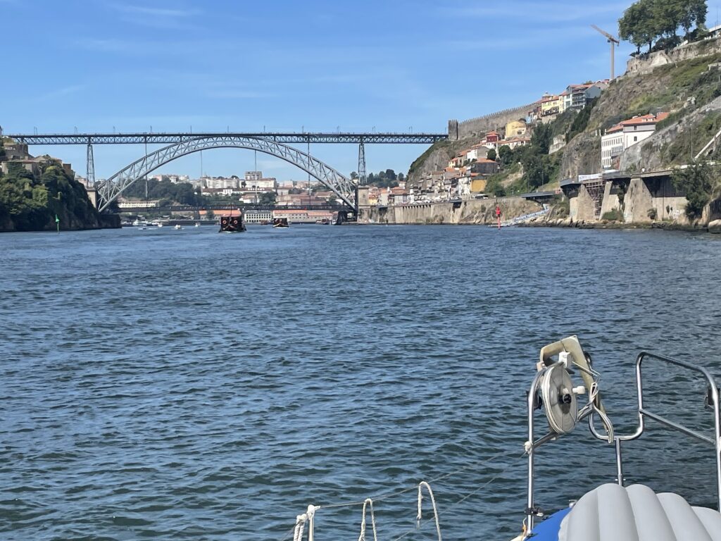 Navegando por el Duero en Oporto