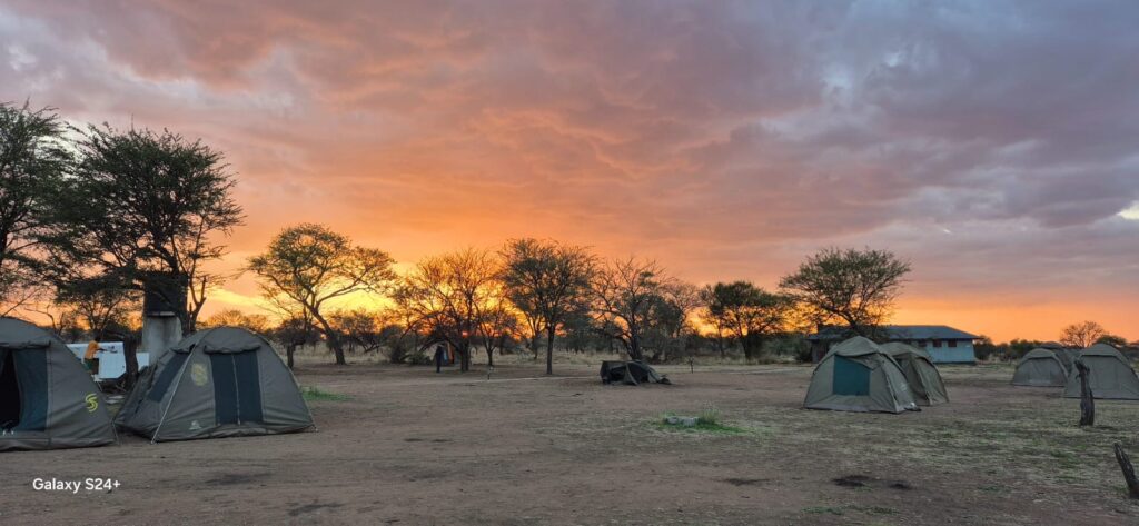 Atardecer en el Serengueti