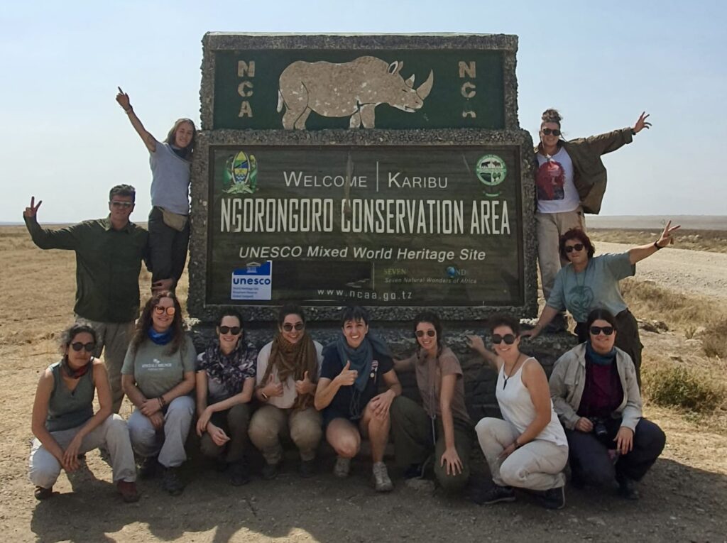 Entrada del área de conservación del Ngorongoro