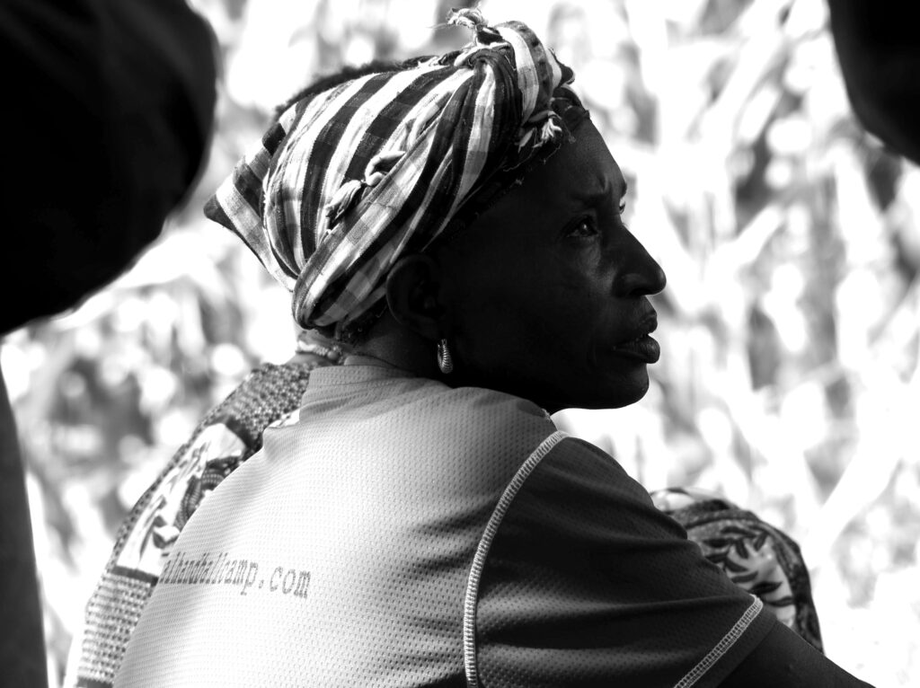 Mujeres de Senegal. Retrato en país Basari