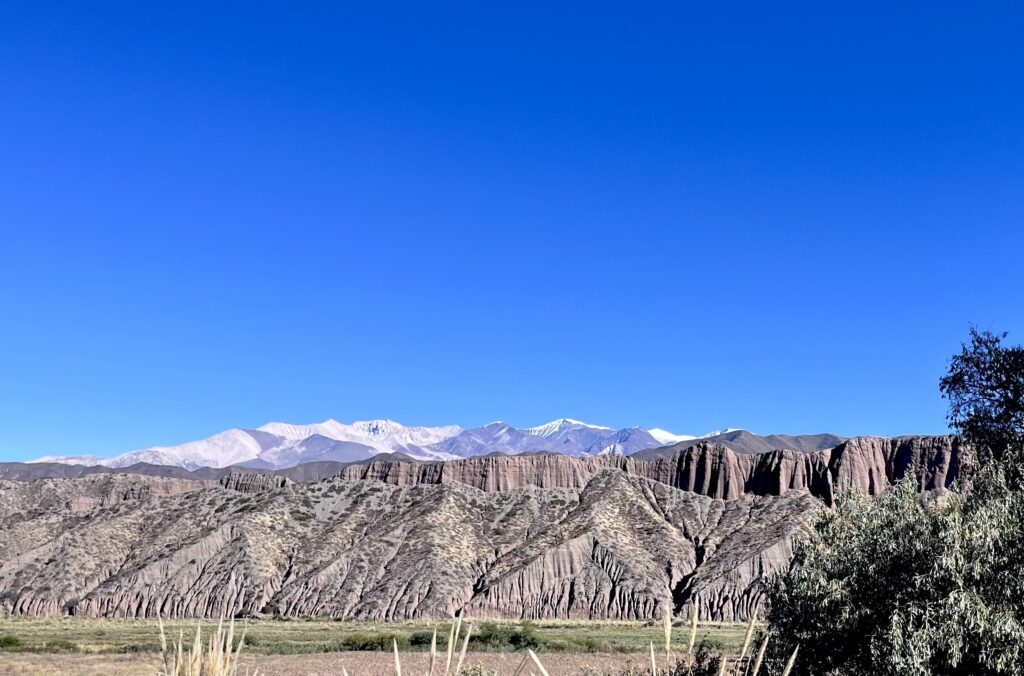 El Nevado de Cachi desde el desayunador de la Sala de Payogasta