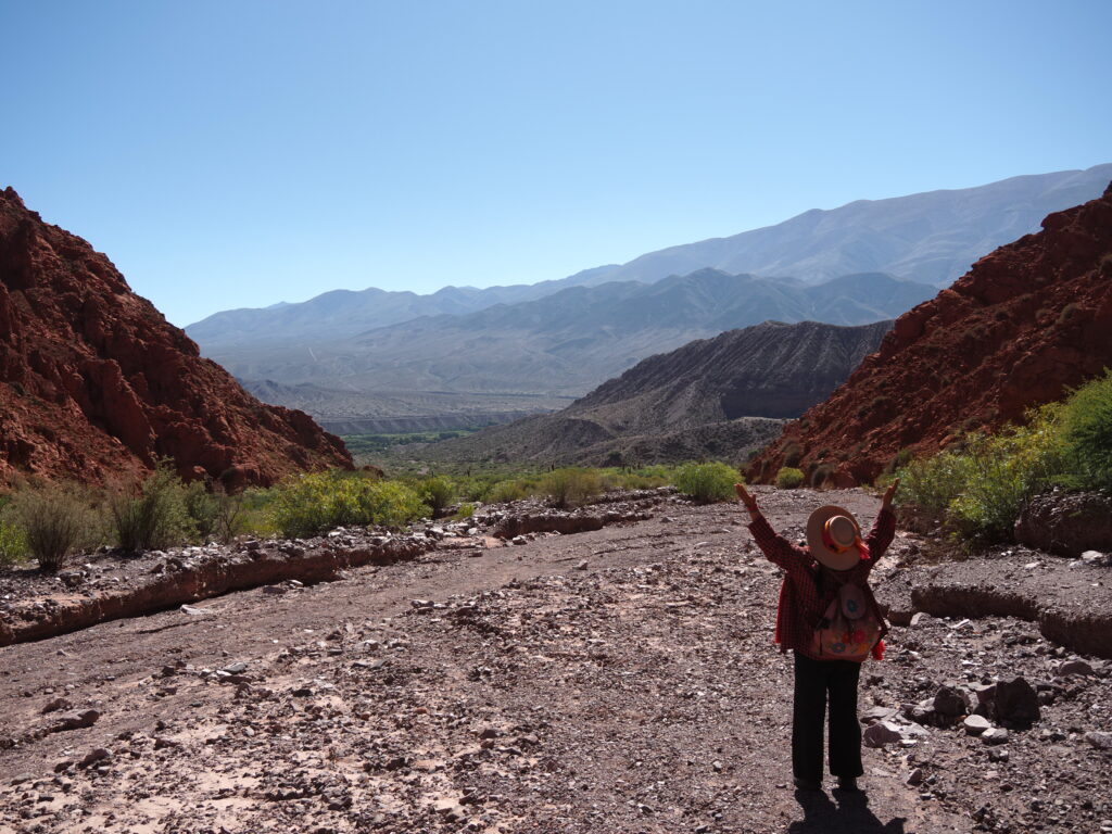 Carolina Condori y la Quebrada de las Señoritas