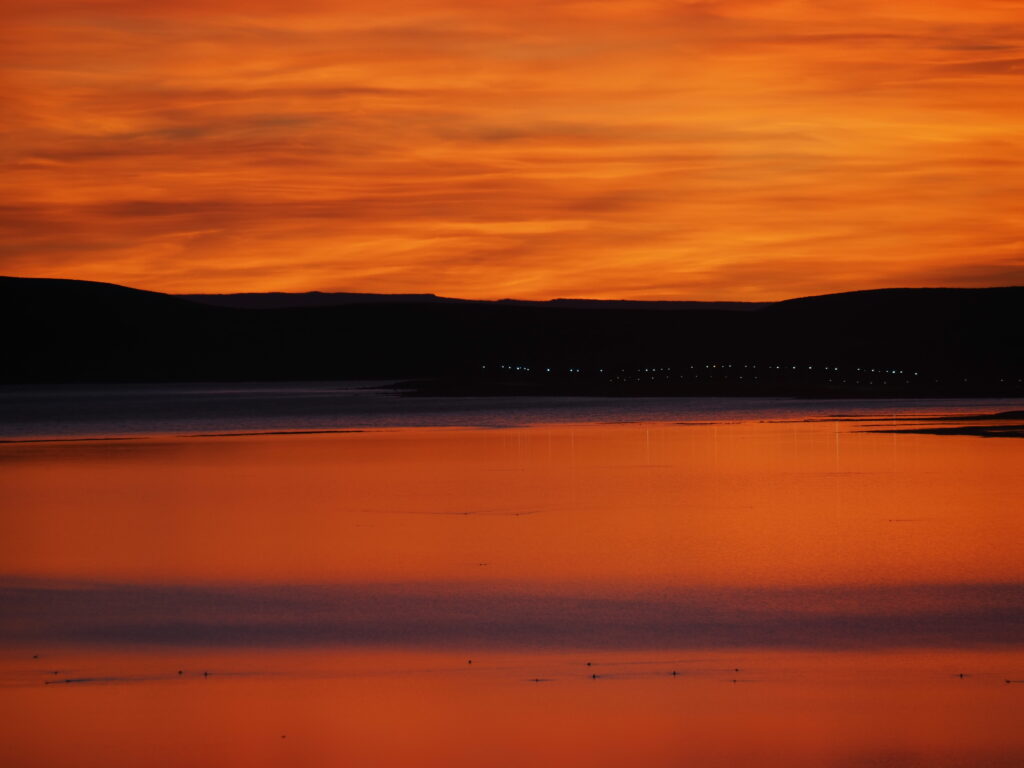 Amanece en el Calafate