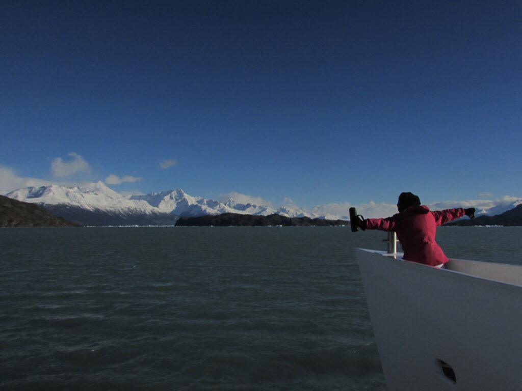 Navegación en el parque de los Glaciares