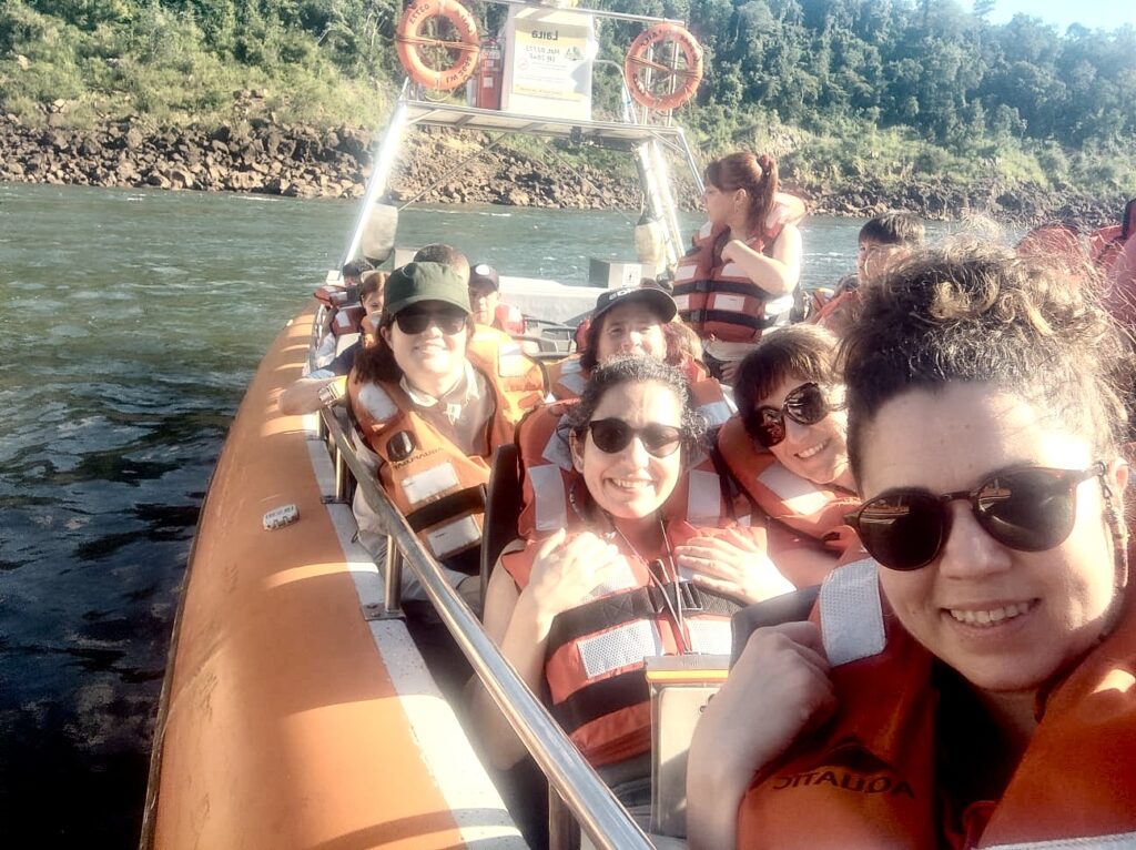 Navegación en las cataratas de Iguazú