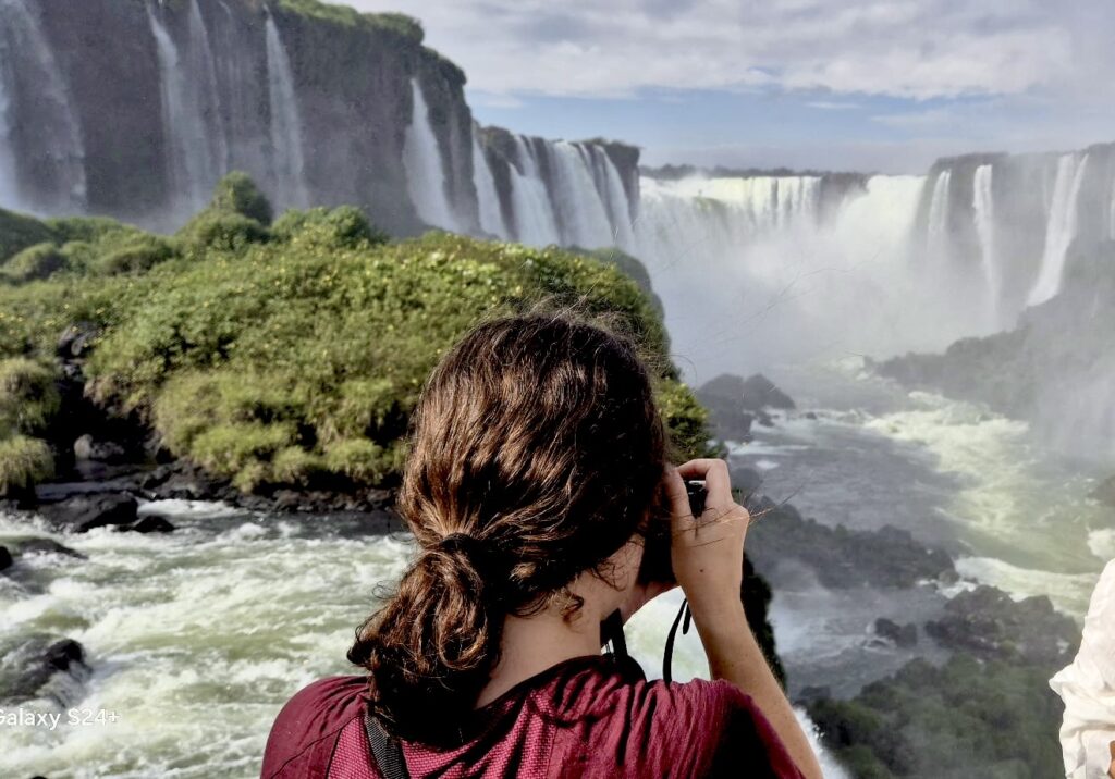 Fotografiando las cataratas de Iguazú
