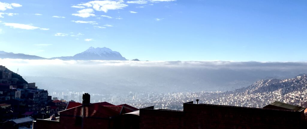 Amanecer sobre La Paz