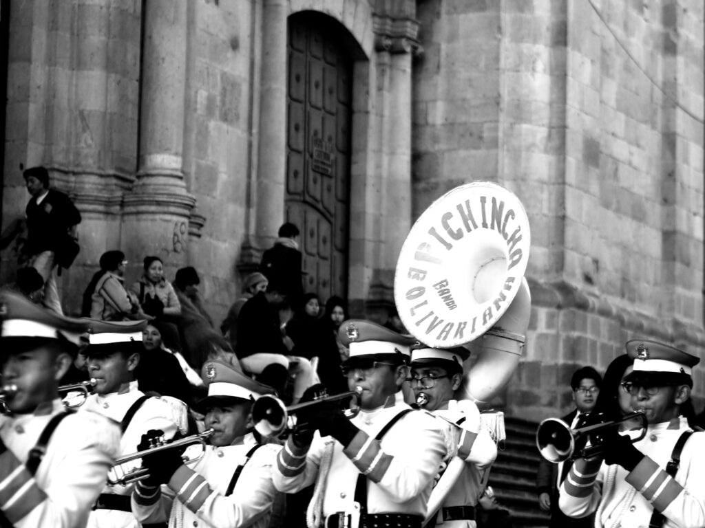 Banda de música del colegio Pichincha