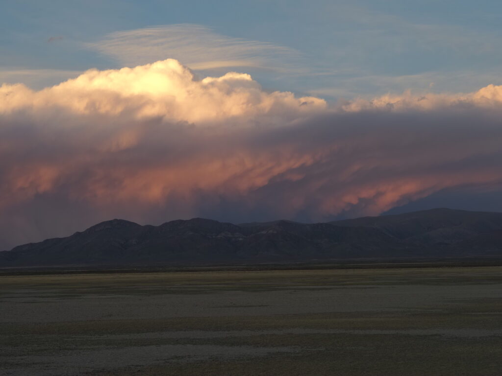 Atardecer en la laguna de Pozuelos