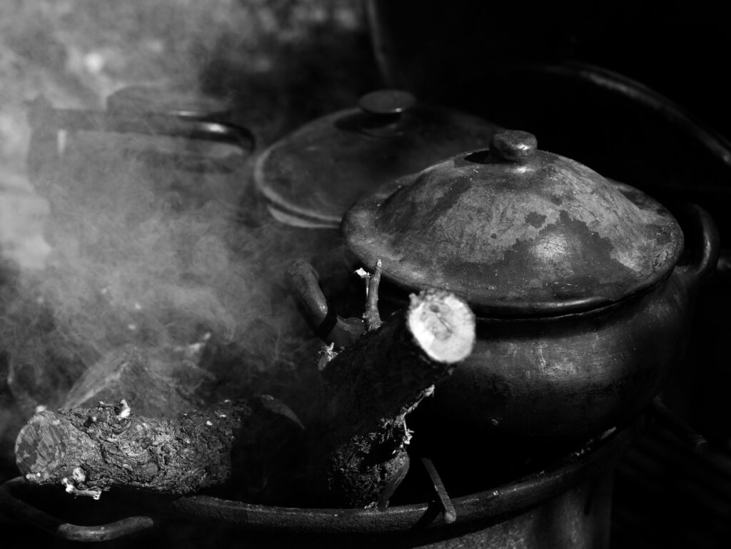 Fogones en casa de los Lamas