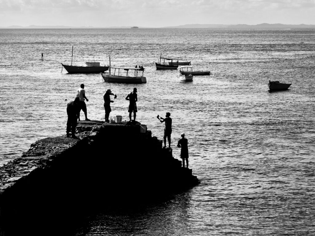 Pescadores en Salvador de Bahía