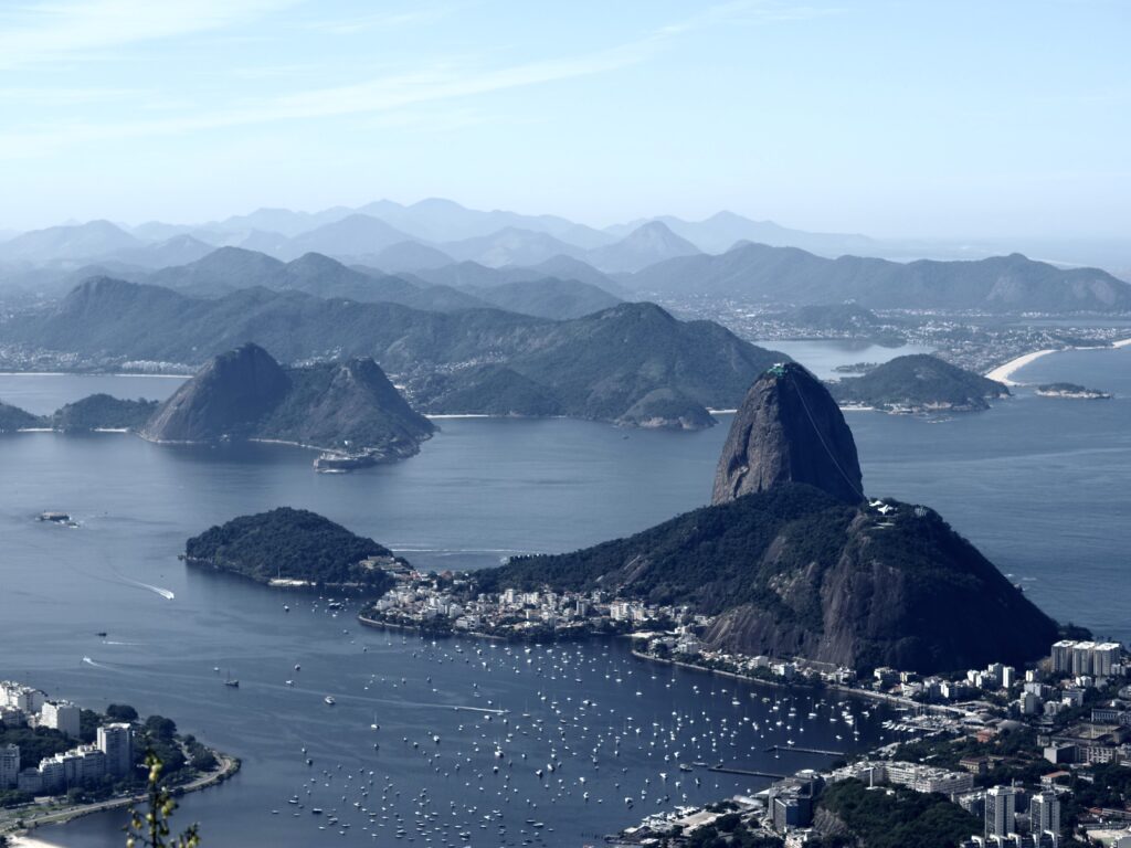 Bahía de Río de Janeiro desde el Cristo Redentor