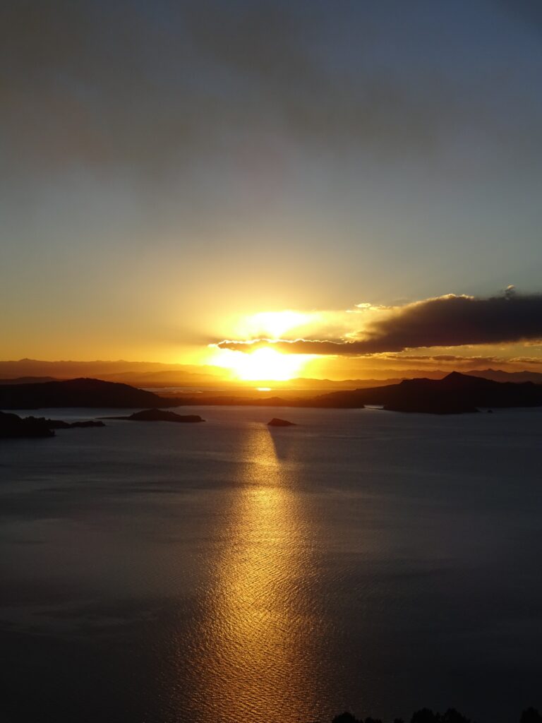 Atardecer en la Isla Taquile