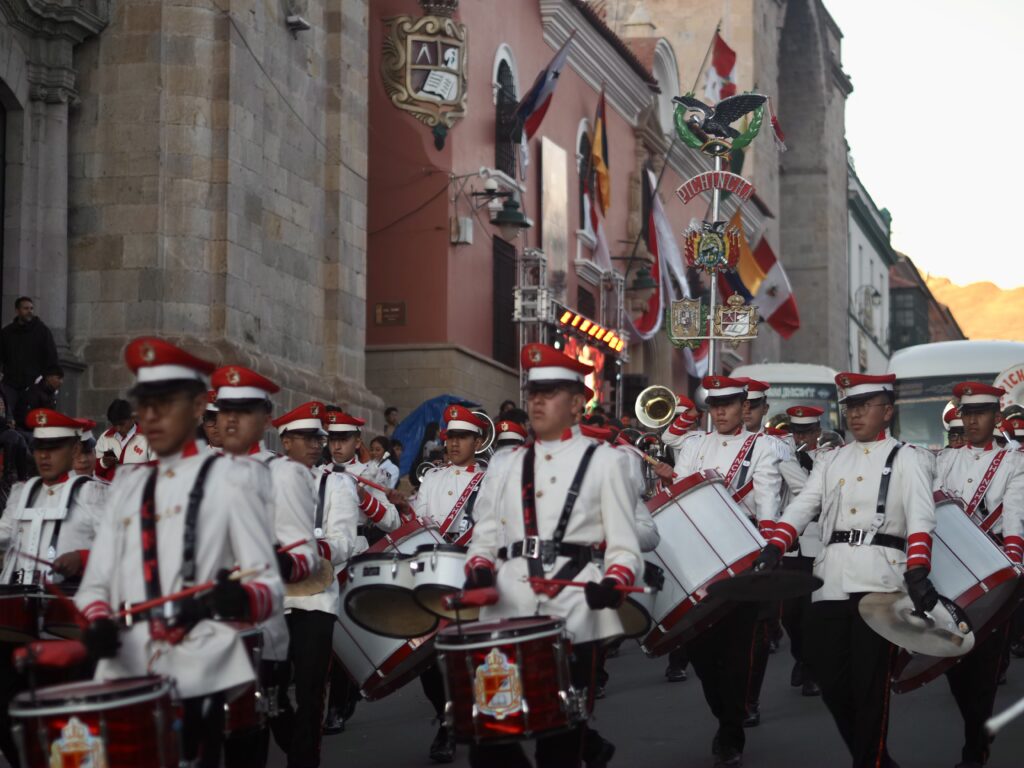 Banda de música del colegio Pichincha