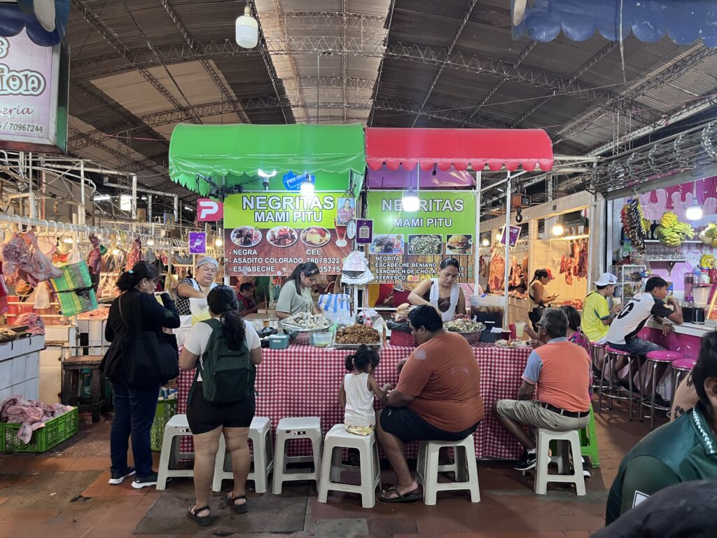 Mercado de los Pozos en Santa Cruz de la Sierra