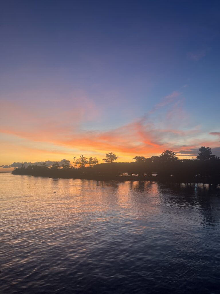 Atardecer en el Amazonas