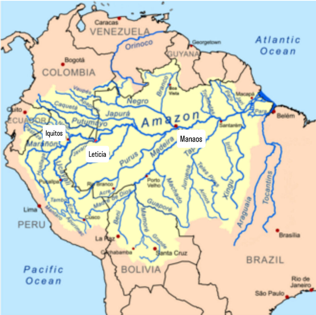 El río Amazonas