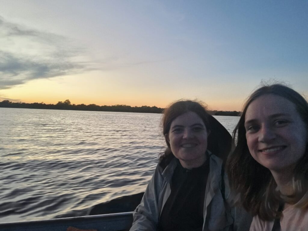 Con Sophie en el Río Negro