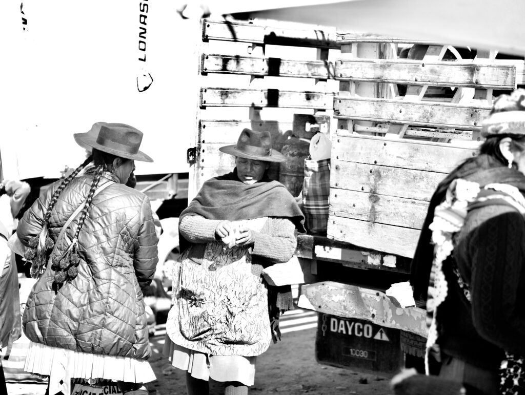Exteriores del mercado de Tarabuco
