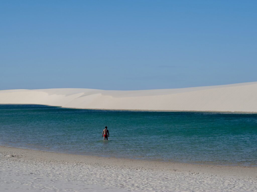 Un baño en las lagunas