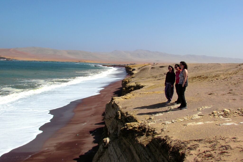 Playas en la Reserva de Paracas