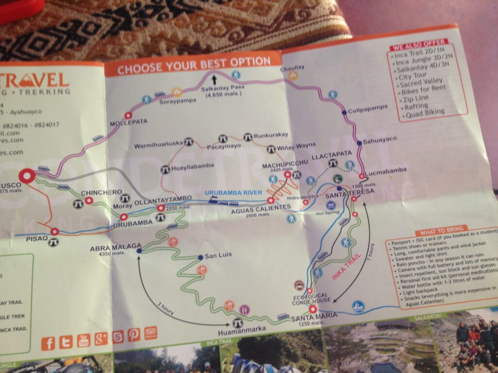 Rutas a Machu Picchu