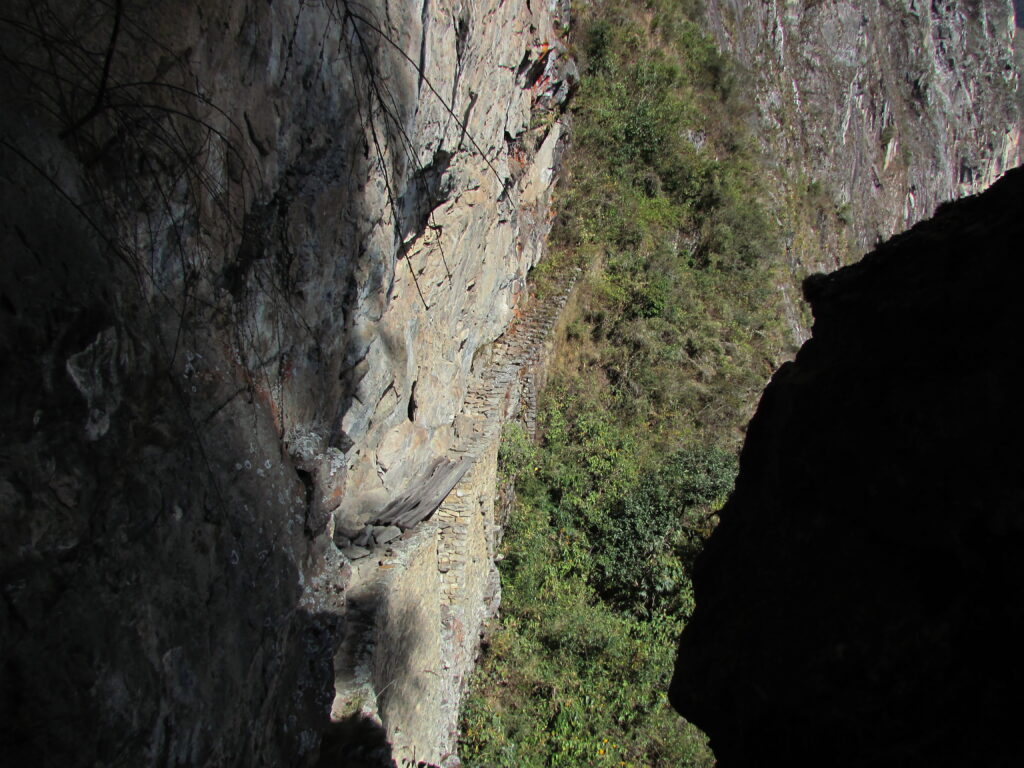 Puente inca de Machu Picchu