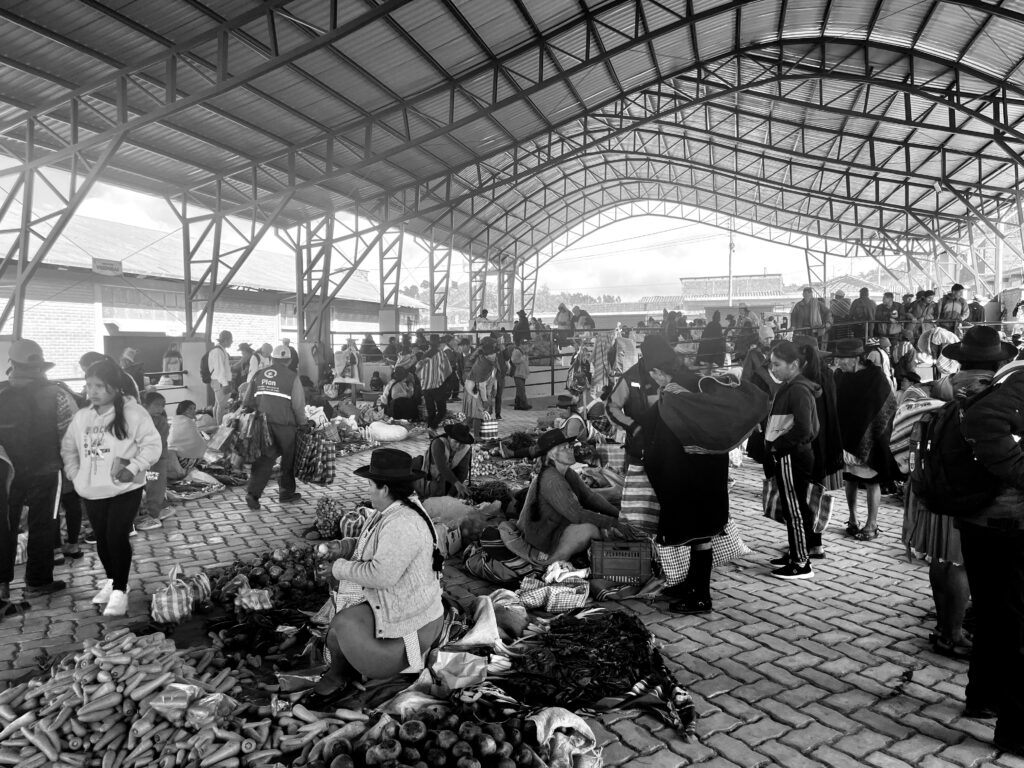 Mercado de frutas y verduras