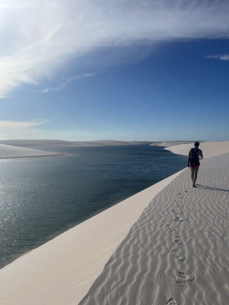 Caminar entre las dunas