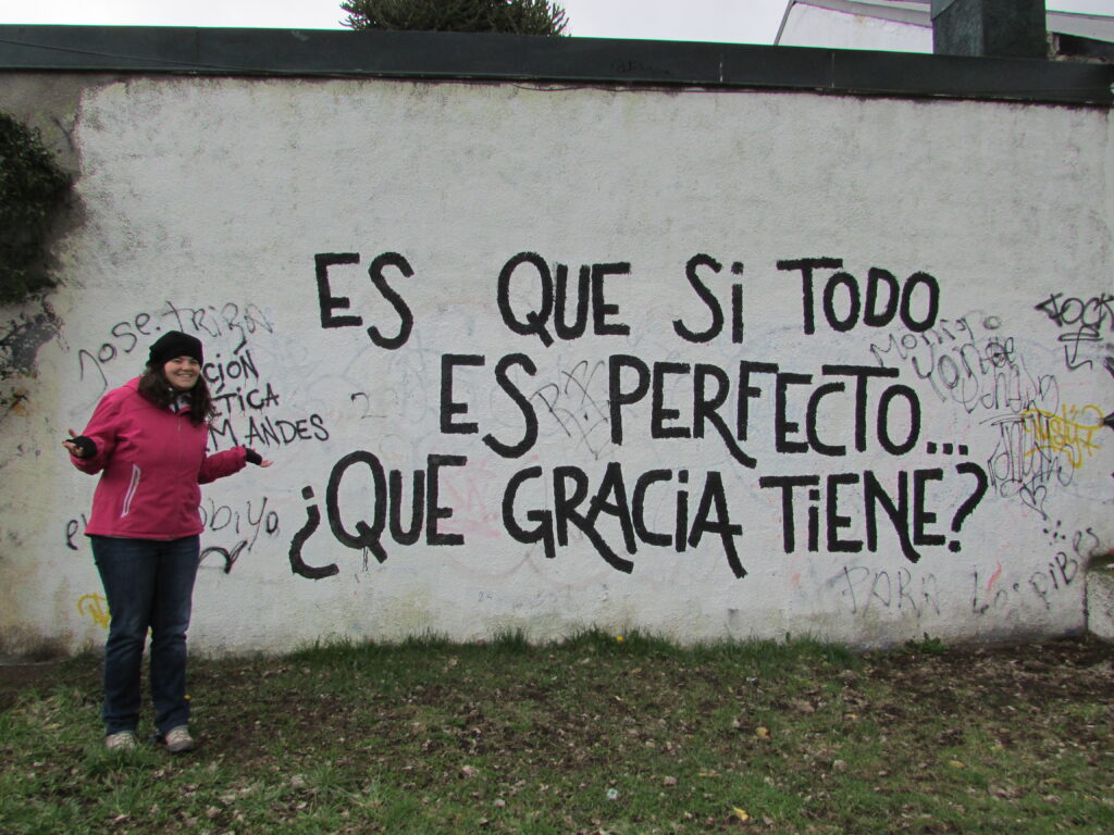Es que si todo es perfecto, ¿Qué gracia tiene?
