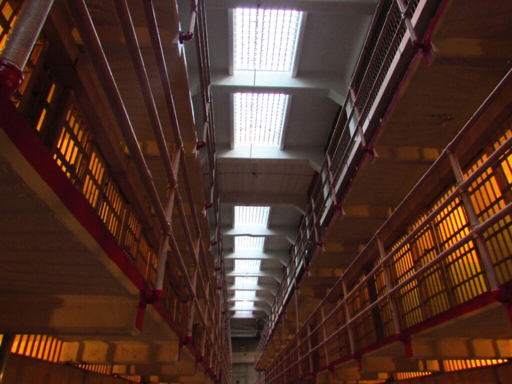 Galerías de celdas en Alcatraz