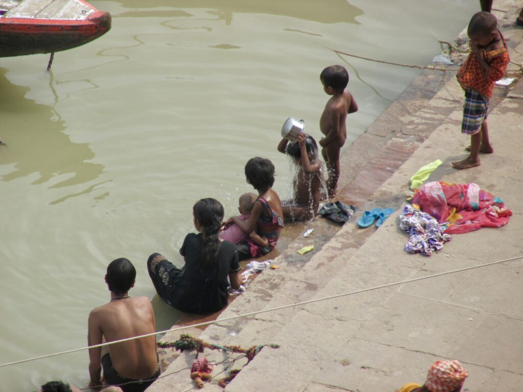 Abluciones en el Ganges