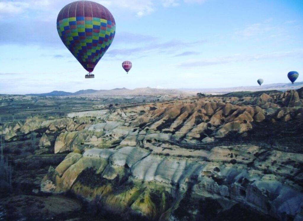 Globos aerostáticos sobre la Capadocia