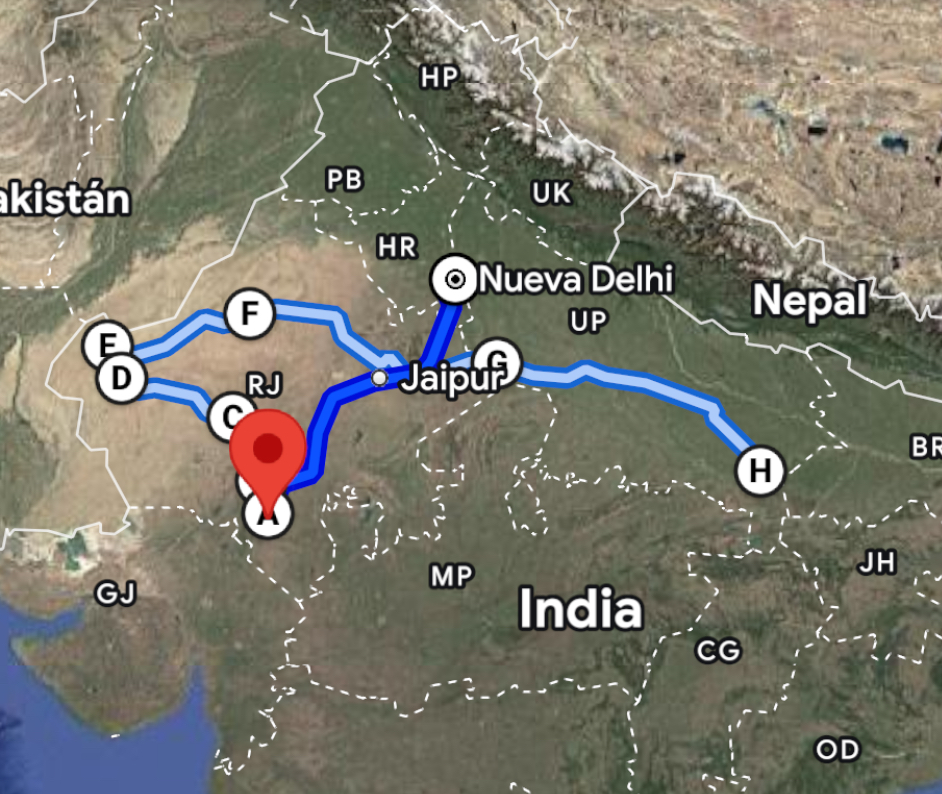 3 semanas en India