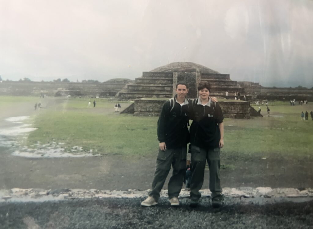 En Teotihuacán con Juanto